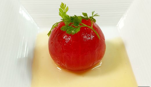 てまかけるの精進料理～トマトのお浸し～