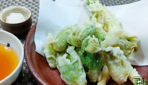 てまかけるの精進料理～独活と蕗の薹の天ぷら～